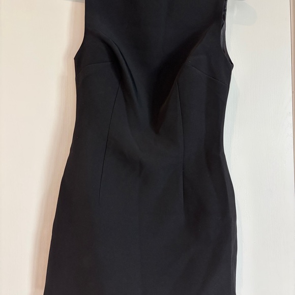 Meshki Angela boatneck black suiting dress XS - Picture 2 of 4